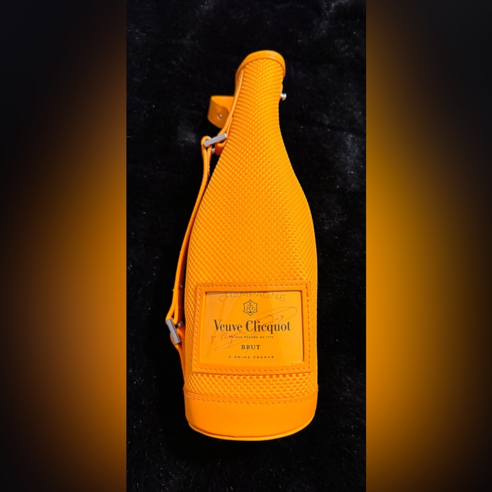 Veuve Clicquot Yellow Champagne Bottle Gift Wrap